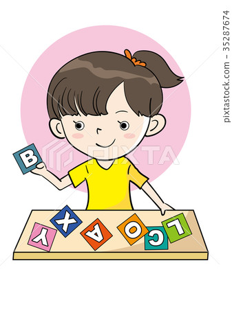 英語教育，幼兒園兒童，女孩 35287674