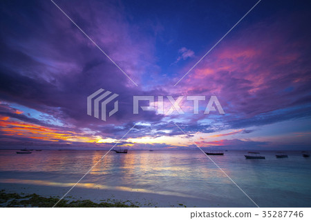 Landscape of paradise tropical island beach Landscape of paradise tropical island beach 35287746