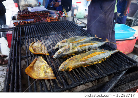 Grilled fish at Sabah Malaysian 35288717