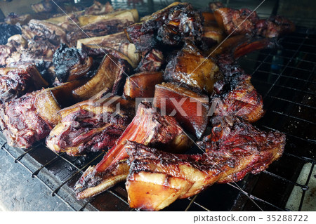 Sinalau Bakas, native Borneo food 35288722