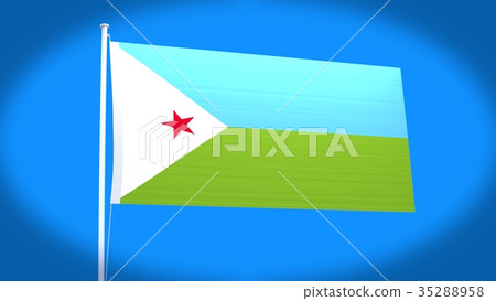 Djibouti Flag Djibouti Flag 35288958