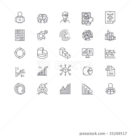 Big data management, analytics, cloud computing - Stock Illustration ...
