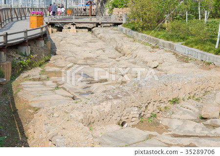 千佛崖Sangokushi考古遺址，Kenmon Shimichi路徑遺址（黃金路） 35289706