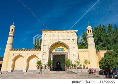 八十女孩清真寺喀什,新疆維吾爾自治區,中國 八十女孩清真寺喀什,新疆維吾爾自治區,中國 35290099