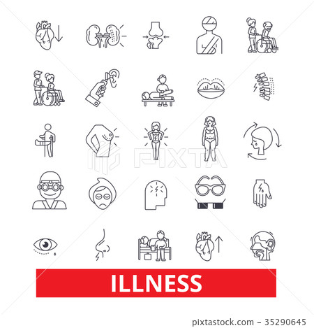 Illness,affliction, ailment, sickness, disease 35290645