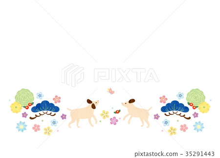New Year's card template 35291443