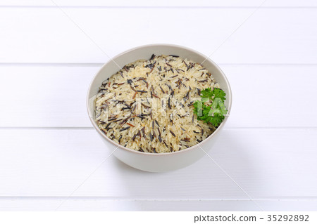 bowl of wild rice bowl of wild rice 35292892