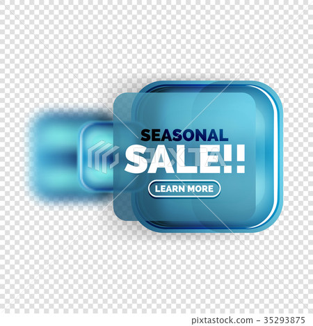 Square shape sale button label tag Square shape sale button label tag 35293875