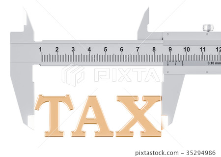 Tax measuring concept, 3D rendering - Stock Illustration [35294986] - PIXTA
