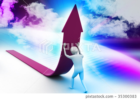3d man create sales growth 3d man create sales growth 35300383