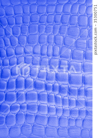 blue artificial leather texture as background 35300751