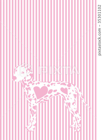 Pink dalmatian vertical Pink dalmatian vertical 35301102