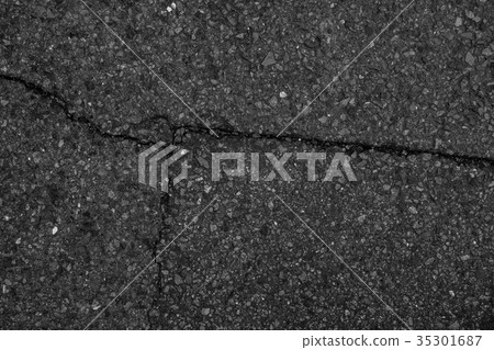 Road crack crack crack ground ground crack road 35301687