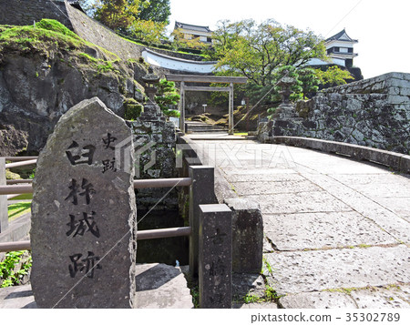 Usuki castle ruins 35302789