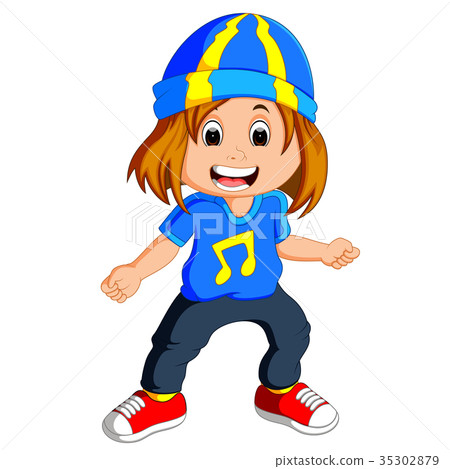 little girl dancing 35302879