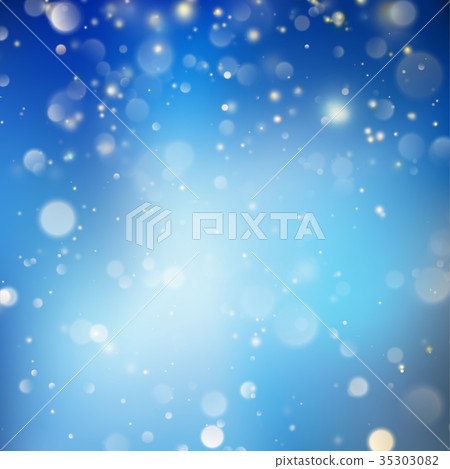 Christmas glowing Blue Template. EPS 10 vector 35303082