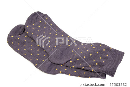 Men's black socks it is isolated on background 35303282