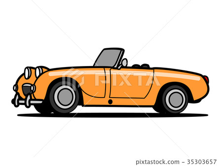 Historic Open Car Car Illustration 35303657
