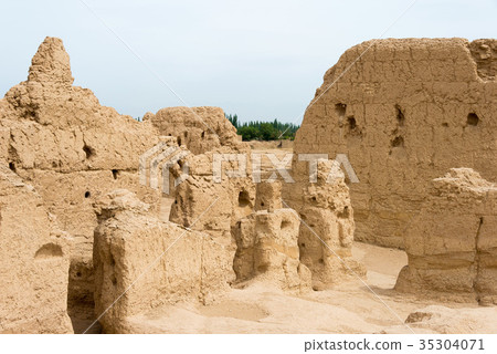 世界遺產，晚河，新疆維吾爾自治區中國 35304071