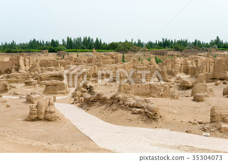 世界遺產，晚河，新疆維吾爾自治區中國 35304073