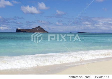 兔子島,Waimanalo海灘,奧阿胡島,夏威夷,美國 兔子島,Waimanalo海灘,奧阿胡島,夏威夷,美國 35304364