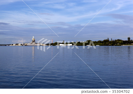 密蘇里州，亞利桑那州紀念館，珍珠港，瓦胡島，夏威夷，美國 35304702