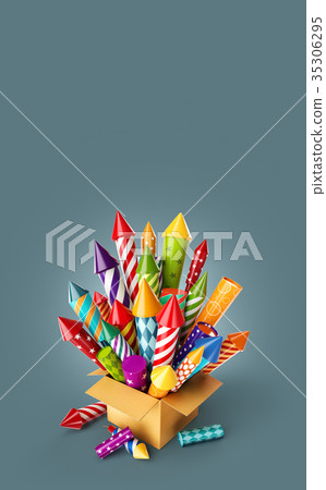 box full of christmas toys 35306295