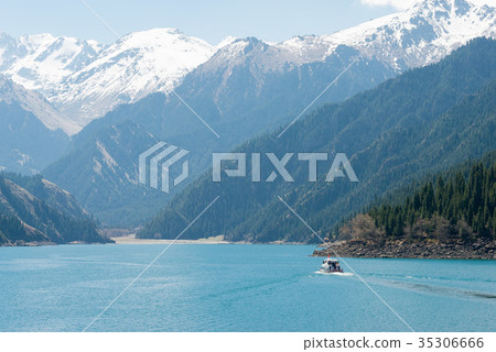 世界遺產天山天科長水部落省新疆維吾爾自治區中國 35306666