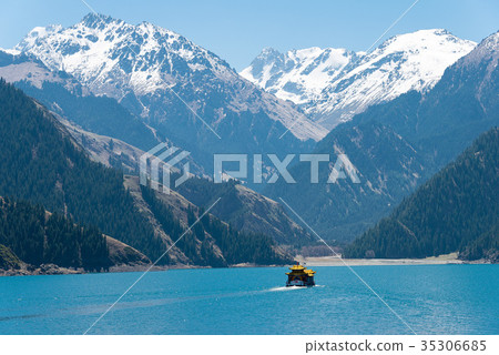 世界遺產天山天科長水部落省新疆維吾爾自治區中國 35306685