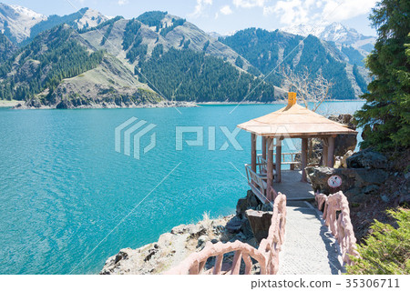 世界遺產天山天科長水部落省新疆維吾爾自治區中國 35306711