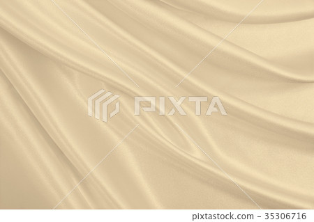 Smooth elegant golden silk or satin luxury cloth Smooth elegant golden silk or satin luxury cloth 35306716