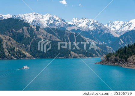 世界遺產天山天科長水部落省新疆維吾爾自治區中國 35306759