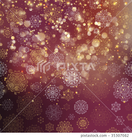 Christmas glowing Purple Template. EPS 10 vector 35307082