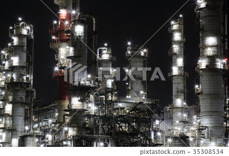 Factory night view 35308534