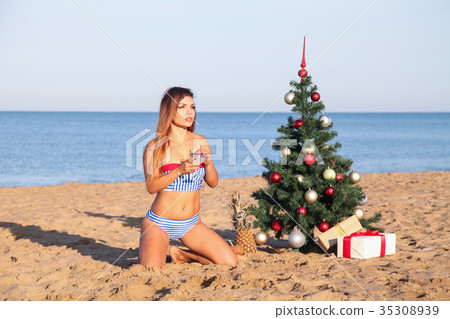 new year celebrations at a resort with a cocktail new year celebrations at a resort with a cocktail 35308939