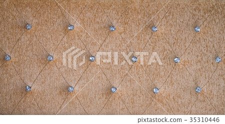 Fabric cloth upholstery brown sofa or head board Fabric cloth upholstery brown sofa or head board 35310446