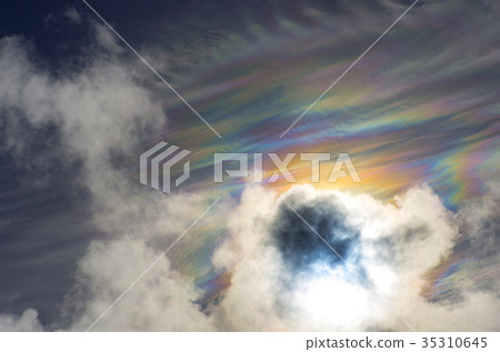 彩色的雲彩 彩色的雲彩 35310645