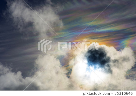Colored clouds 35310646