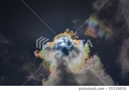 Colored clouds 35310658