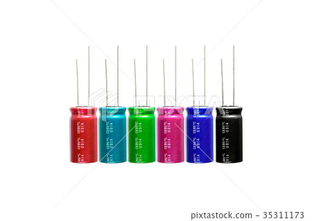 Electrolytic Capacitors with multi color isolated. 35311173