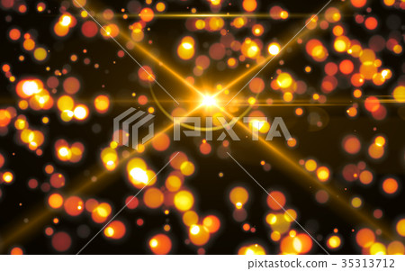 Abstract sun burst lighting flare and bokeh  35313712