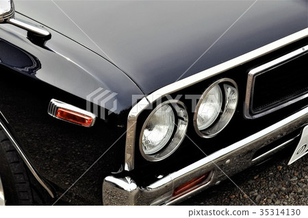 Nostalgic car headlights 35314130
