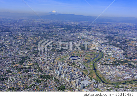 新橫濱天空/新橫濱和富士山 新橫濱天空/新橫濱和富士山 35315485