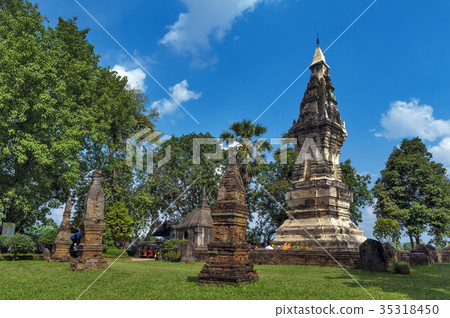 Phra That Kong Khao Noi Stupa, Yasothon, Thailand Phra That Kong Khao Noi Stupa, Yasothon, Thailand 35318450
