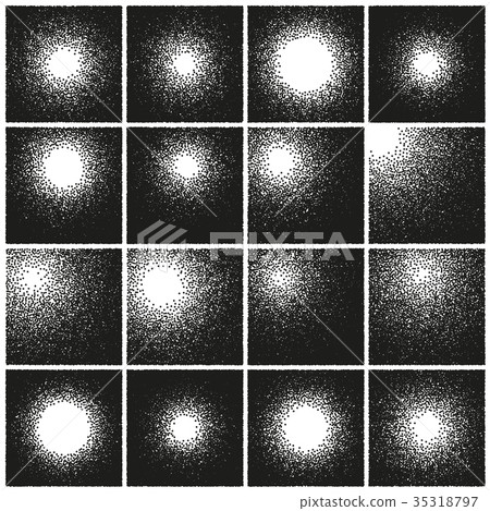Halftone and stipple effect. EPS 10 vector Halftone and stipple effect. EPS 10 vector 35318797