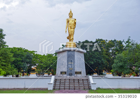 Buddha image at Bung Phalanchai, Roi Et, Thailand 35319010
