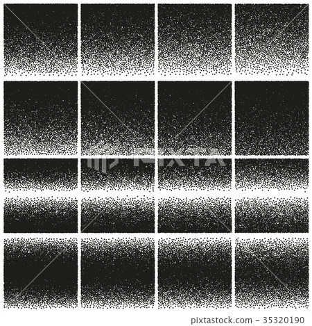 Halftone and stipple effect. EPS 10 vector Halftone and stipple effect. EPS 10 vector 35320190
