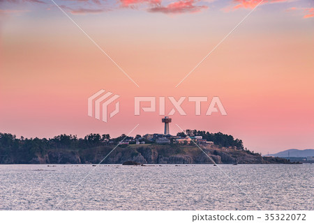 從大島看到的渡島 從大島看到的渡島 35322072