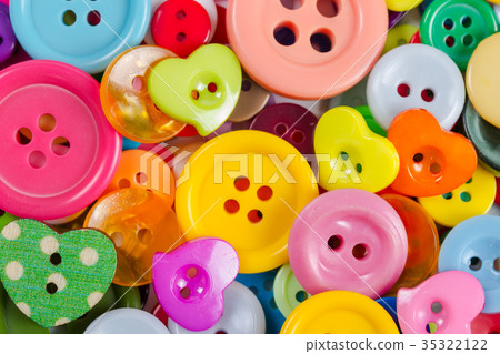 Background from of colorful buttons 35322122