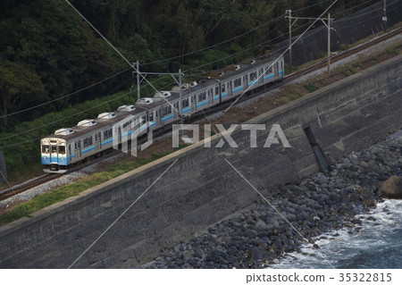 Izu Express 8000 series going along the coast Izu Express 8000 series going along the coast 35322815
